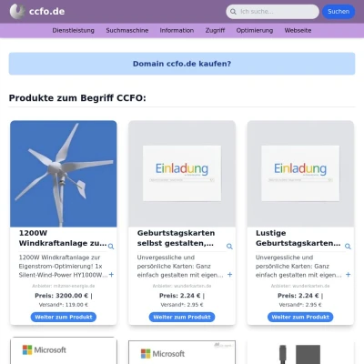 Screenshot ccfo.de