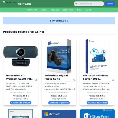 Screenshot ccint.eu