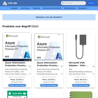 Screenshot cclc.de