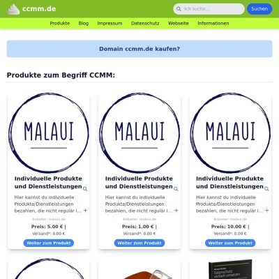Screenshot ccmm.de