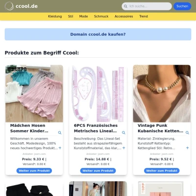 Screenshot ccool.de