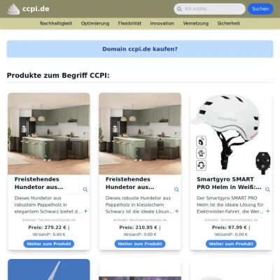 Screenshot ccpi.de