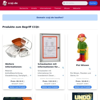 Screenshot ccqi.de