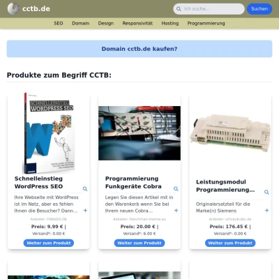 Screenshot cctb.de