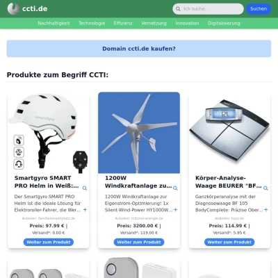 Screenshot ccti.de