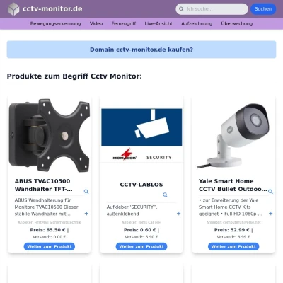 Screenshot cctv-monitor.de