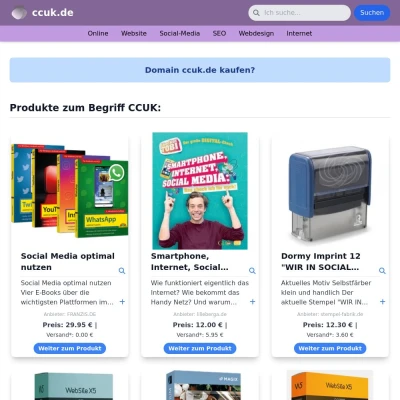 Screenshot ccuk.de