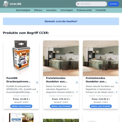 Screenshot ccxr.de
