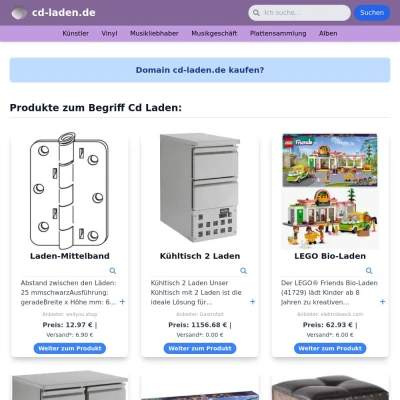 Screenshot cd-laden.de