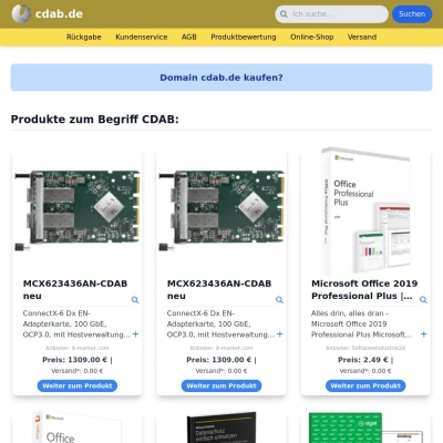 Screenshot cdab.de