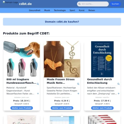 Screenshot cdbt.de