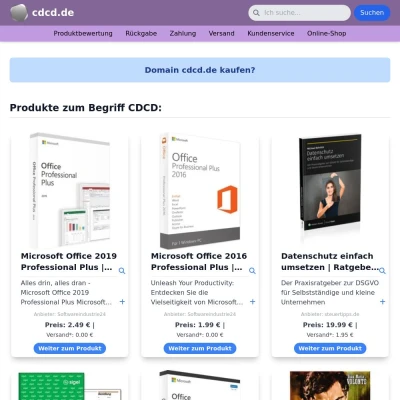 Screenshot cdcd.de