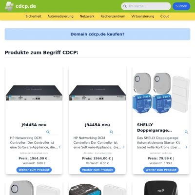 Screenshot cdcp.de