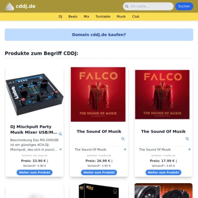 Screenshot cddj.de