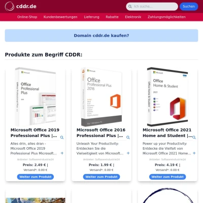 Screenshot cddr.de