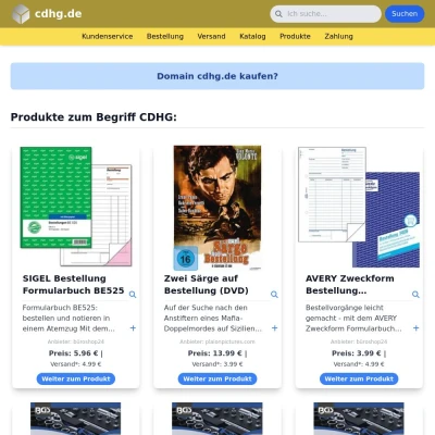 Screenshot cdhg.de