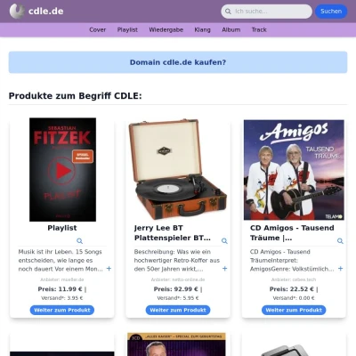 Screenshot cdle.de