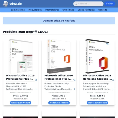 Screenshot cdoz.de