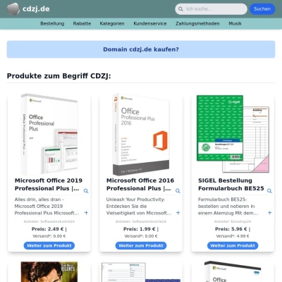 Screenshot cdzj.de