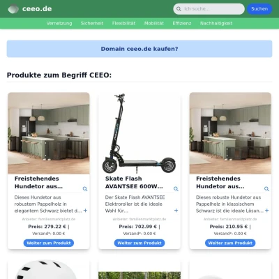 Screenshot ceeo.de