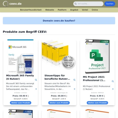 Screenshot ceev.de