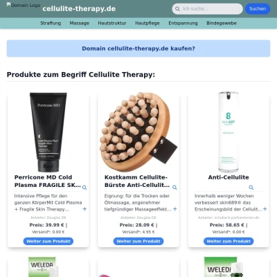 Screenshot cellulite-therapy.de