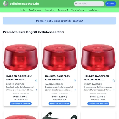 Screenshot celluloseacetat.de