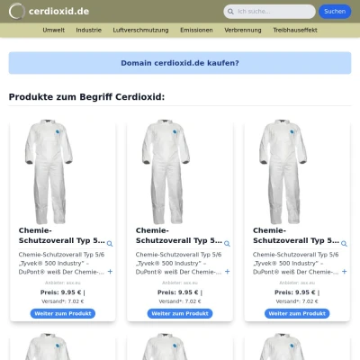 Screenshot cerdioxid.de