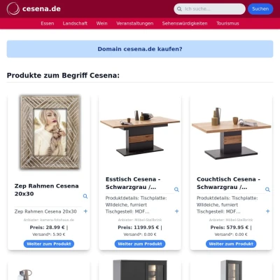 Screenshot cesena.de