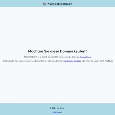 Screenshot cestalouer.ch