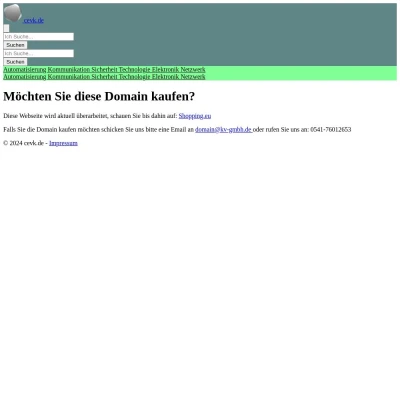 Screenshot cevk.de