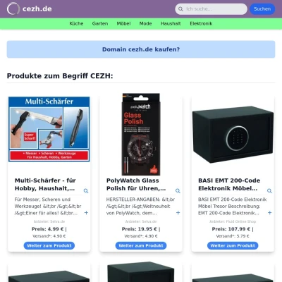 Screenshot cezh.de