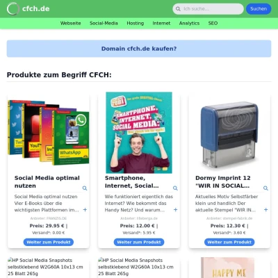 Screenshot cfch.de