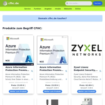 Screenshot cfhc.de