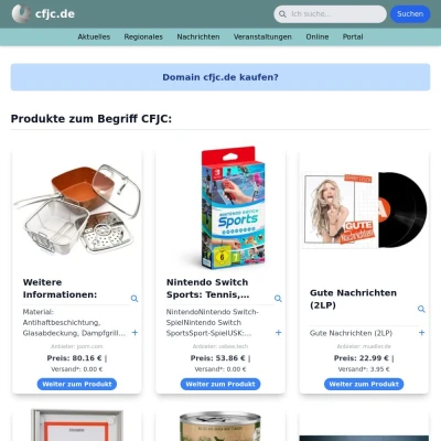Screenshot cfjc.de