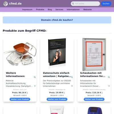 Screenshot cfmd.de