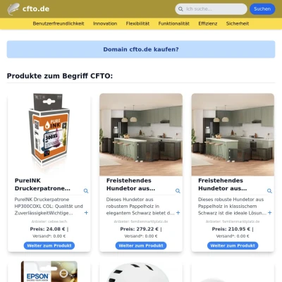 Screenshot cfto.de