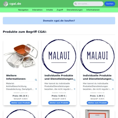 Screenshot cgai.de