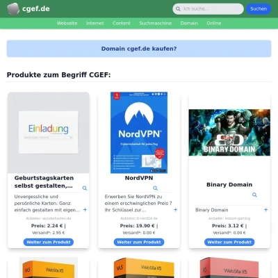 Screenshot cgef.de