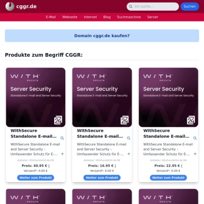 Screenshot cggr.de