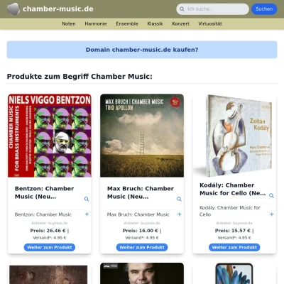 Screenshot chamber-music.de