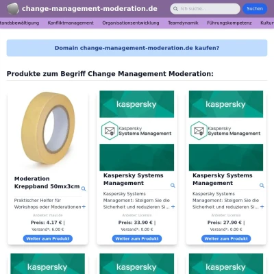 Screenshot change-management-moderation.de