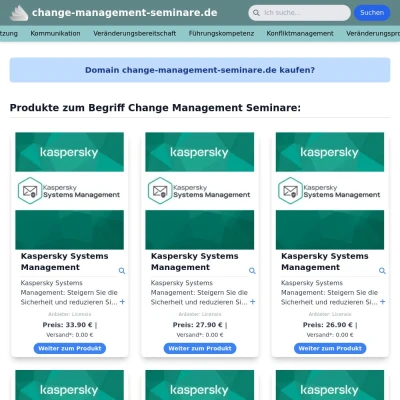 Screenshot change-management-seminare.de