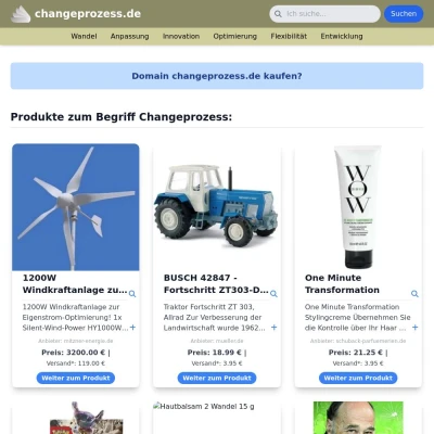 Screenshot changeprozess.de