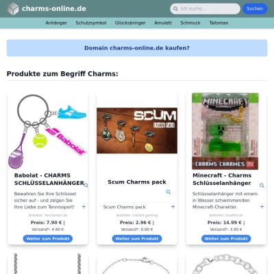 Screenshot charms-online.de