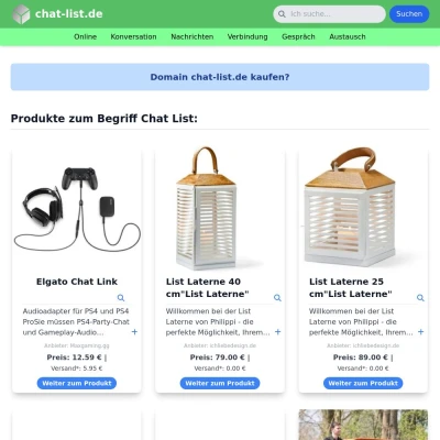 Screenshot chat-list.de