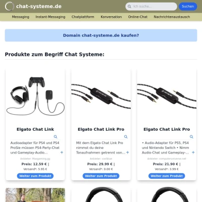 Screenshot chat-systeme.de