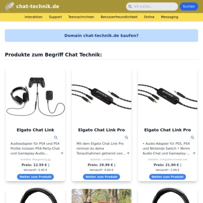 Screenshot chat-technik.de