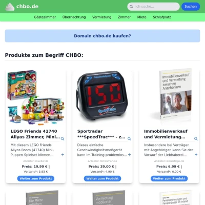 Screenshot chbo.de