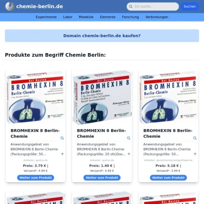 Screenshot chemie-berlin.de